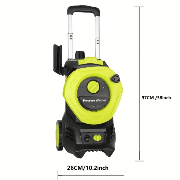 Electric Pressure Washer, 4200PSI Max 2.6 GPM Power Washer, With 25FT Hose, Aluminum Alloy Telescopic Rod, 4 Quick Connect Nozzl - Image 2