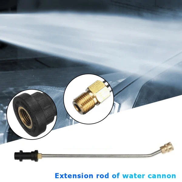 High Pressure Water Gun Extension Wand 1/4 Quick Connect Pressure Washer Extension Wand Washing Gun Clean Rod for Karcher K2-K7 - Image 3